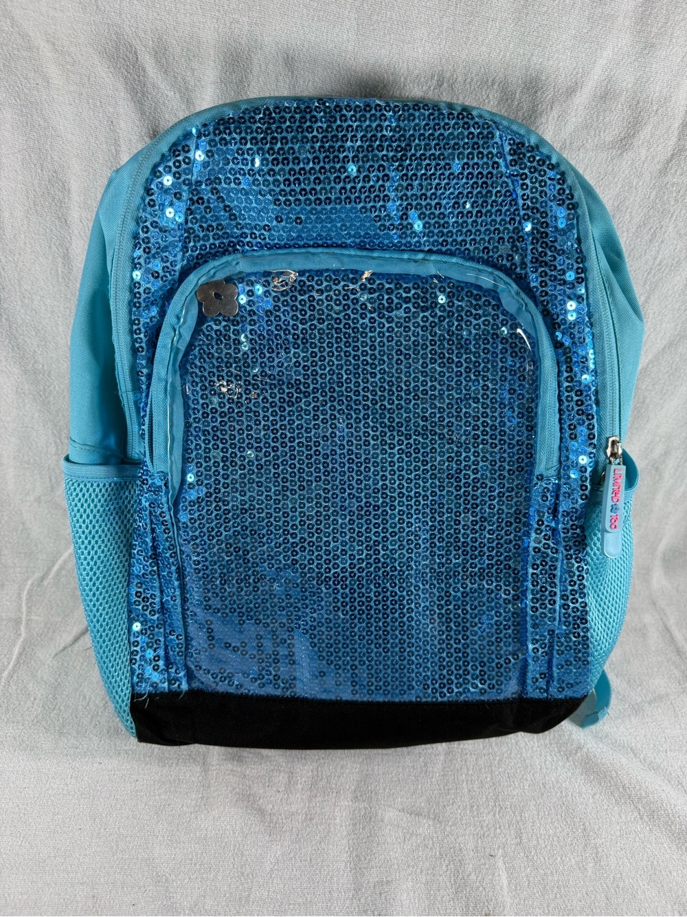 Limited Too Blue Sequin School Backpack
